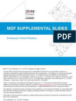 MDF Supplemental Slides