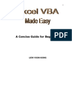 Breve Manuale Excel VBA