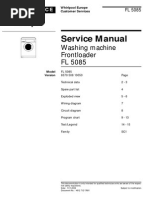 Service Manual: Washing Machine Frontloader FL 5085