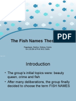 The Fish Name Thesaurus