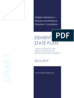 Virginia Dementia State Plan DRAFT