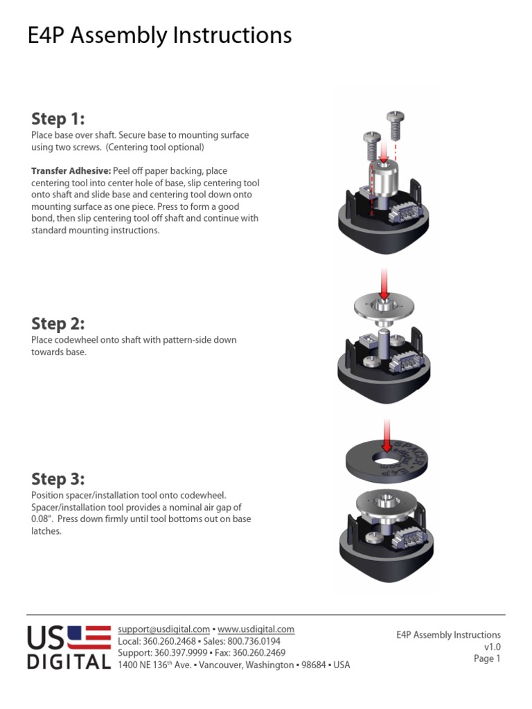 E4P Assembly Guide: Step-by-Step Instructions | PDF | Home & Garden