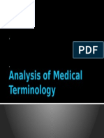 Analysis of Medical Terminology