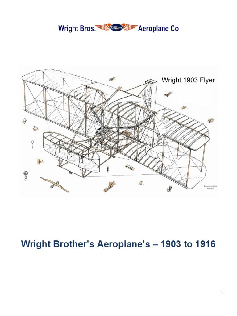Wright Brothers Aeroplanes 1903 To 1916 | PDF | Wright Brothers ...