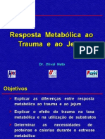 Resposta Metabolica Ao Trauma e Ao Jejum