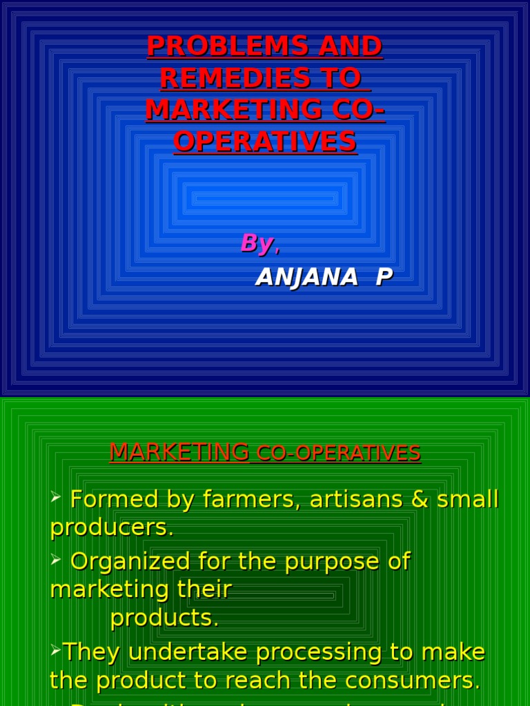 Challenges in Marketing Cooperatives | PDF | Cooperative | Marketing