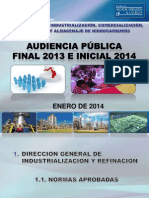 3. Vmictah Audiencia Publica Enero 2014