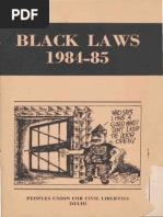 Black Laws 1984-85