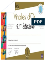 Castelo de Medina Sauvignon Blanc 2014: Medalla de Oro en Los Vinalies Internationales 2015 / Gold Medal in Vinalies Internationales 2015
