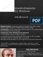 Predeslovie Letopisetul Tarii Moldovei-Ion Neculce.