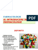 Farmacologie-Introducere