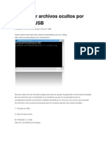 Recuperar Archivos Ocultos Por Virus en USB
