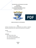 Perfil Proyecto Integrador para Un Sistema