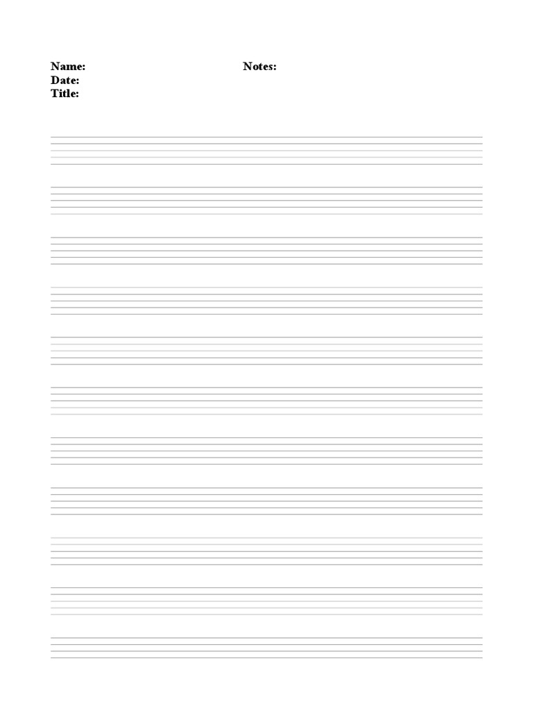 Sheet Music | PDF