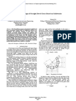 Parametric Design of Straight Bevel Gears Based on Solidworks