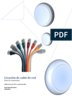 Creacion de cable cruzado con UTP