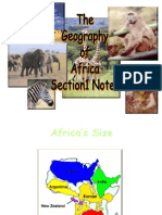 Section1-1 Africa Geography