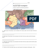 earthquake depth investigation