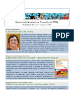 Boletín de La Secretaría de Educación de La CTERA (20/02/15)