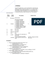 Command Line Switches