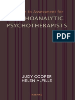 Assessment For Psychoanalytic Psychoterapists