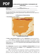 Correção Do Teste de Avaliação de História e Geografia de Portugal 2op 1o Teste