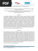 PROSPECÇÃO TECNOLÓGICA PARA O GÊNERO OPUNTIA