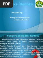 Download Reaksi Oksidasi-Reduksippt by wahyu rahmadhan SN258414873 doc pdf