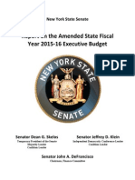 Details of the Senate's 2015-16 budget proposal