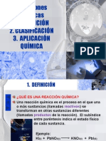 Curso Química - 2010 - 5 - Reacciones Químicas