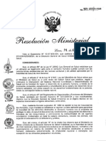 Reglamento Sobre Vigilancia de Alimentos Rm907 - 2012 - Minsa