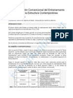 Planificación deportiva convencional vs contemporánea