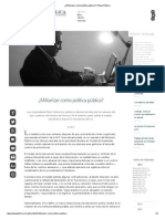 ¿Militarizar como política pública_.pdf