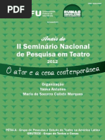 Anais Do II Seminario de Pesquisa em Teatro (UFU-2012)