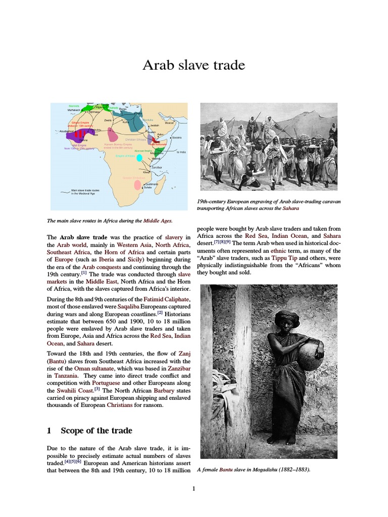 Arab Slave Trade | PDF | Slavery | Religion And Belief
