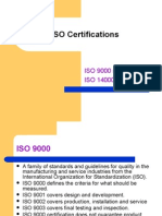 ISO Certifications