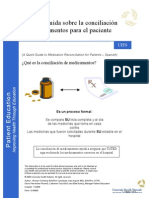 A Quick Guide To Medication Reconciliation For Patients Spanish