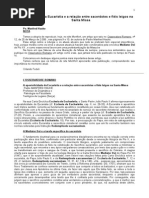 A Apostolicidade Da Eucaristia e a Relação Entre Sacerdotes e Fiéis Leigos Na Santa Missa