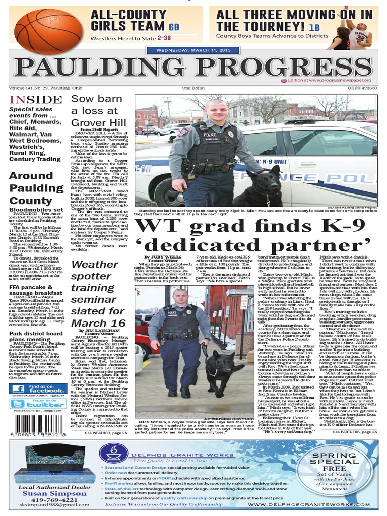 Paulding County Progress March 11, 2015 PDF | PDF