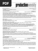 Download Production Weekly - Issue 937 - Thursday March 12 2015  184 listings - 40 pages by Production Weekly SN258438457 doc pdf