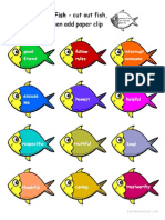 Character Fish: - Cut Out Fish, Laminate, Then Add Paper Clip