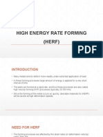 High Energy Rate Forming Processes