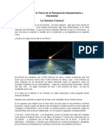 Resumen de La Teoría de La Panspermia Interplanetaria o Interestelar