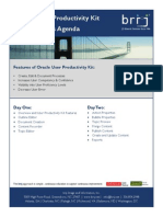 Oracle User Productivity Kit Training Class Agenda