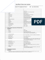 Spec. Barang Dan Daftar Kuantitas PDF