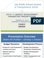 2010-11 Budget Dev Parameters Presentation