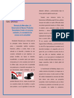 Gerencia de Mercadeo y La Generación de Nuevos Productos Venezolanos Frente A La Escasez Existente y La Variedad de Los Mismos en La Actualidad