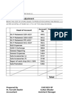 NRTC Haripur: Payee Address Full Particulars of Adjustment