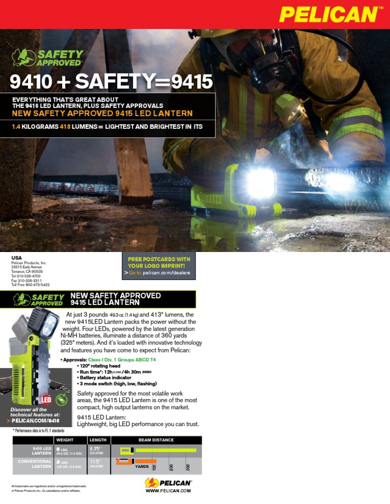 Safety Approved 9415 LED Lantern | PDF | Computers | Technology ...