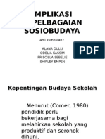 Implikasi Kepelbagaian Sosiobudaya - Minggu 2 Kump 11